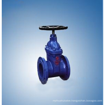 din cast iron non rising soft sealing stem gate valve made in china